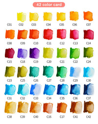 Foldable Watercolour Paints 18/25/33/42 Set