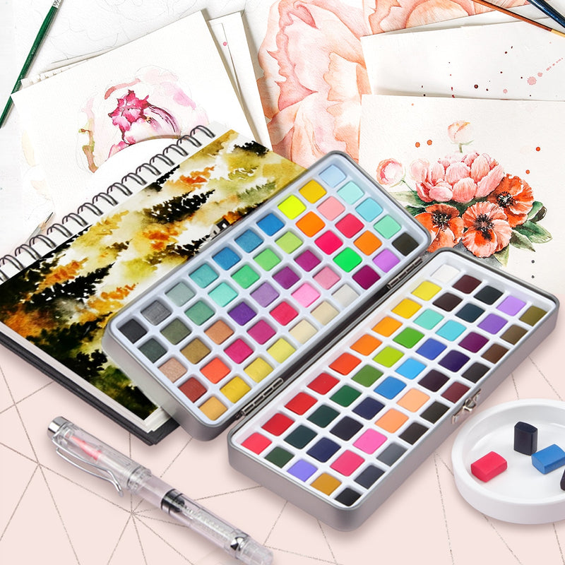 Seamiart Solid Watercolor Paint Set